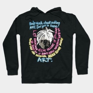 Warhol Make Art CMYK Color Hoodie